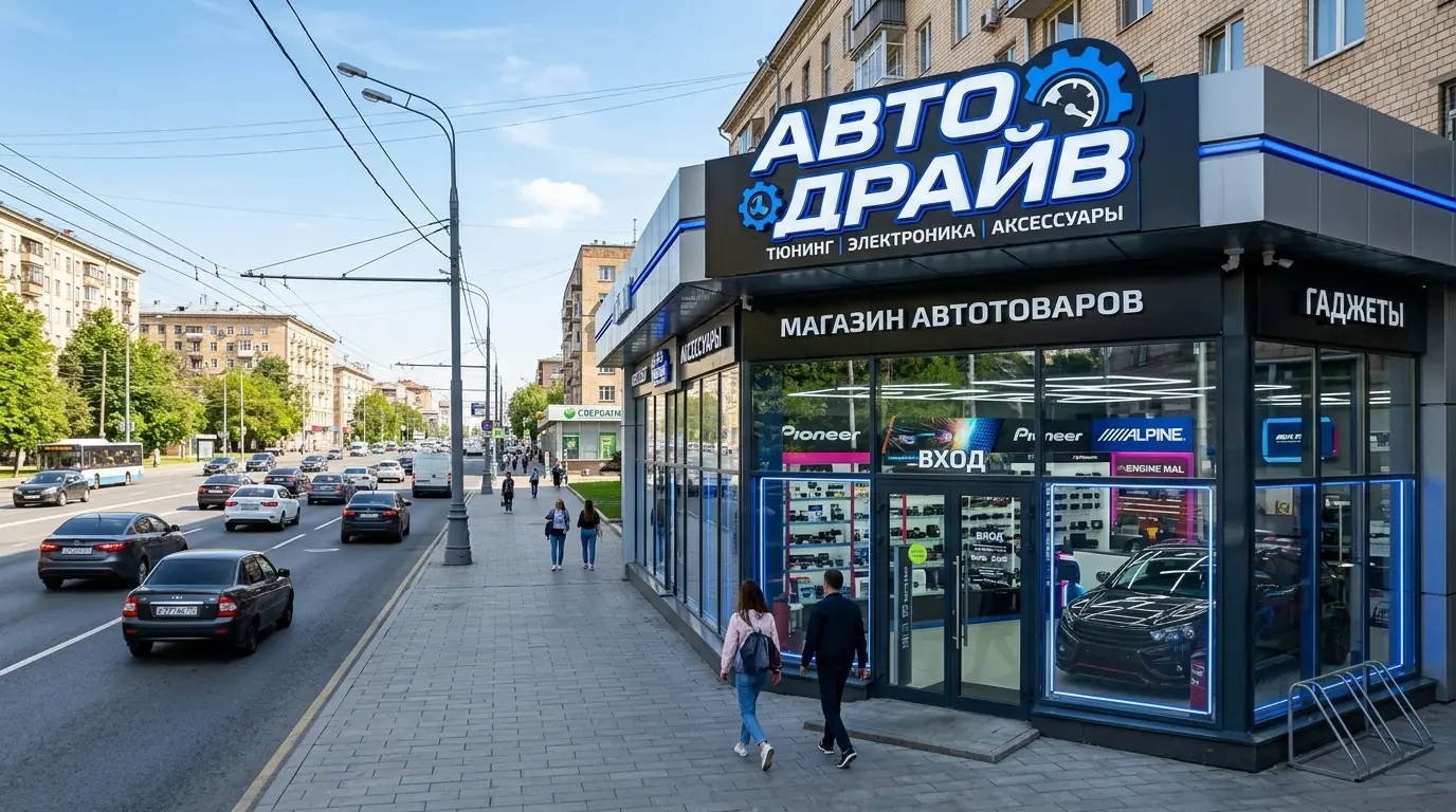 Авто аксессуары магазин проспект — Тёплое фасадное остекление зданий